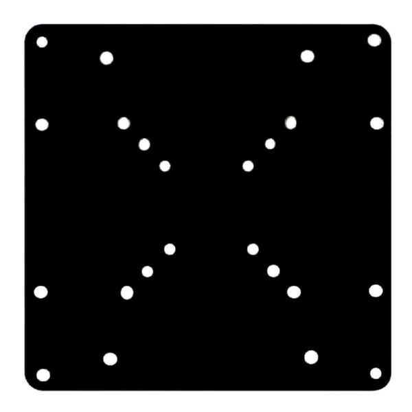 Brateck LCD 200X200 VESA Extension Plate Fit most 23'- 42' LED, LCD, Plasma flat panel TVs , Weight Capacity Up to 30kg LCD-201C