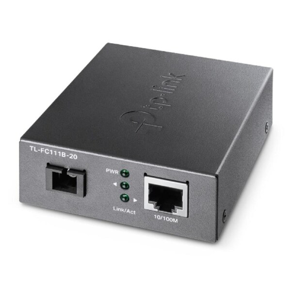 TP-Link TL-FC111B-20 10/100 Mbps WDM Media Converter - IEEE 802.3u 1550nm 20KM (Compatible with TL-FC111A-20) FC111B-20