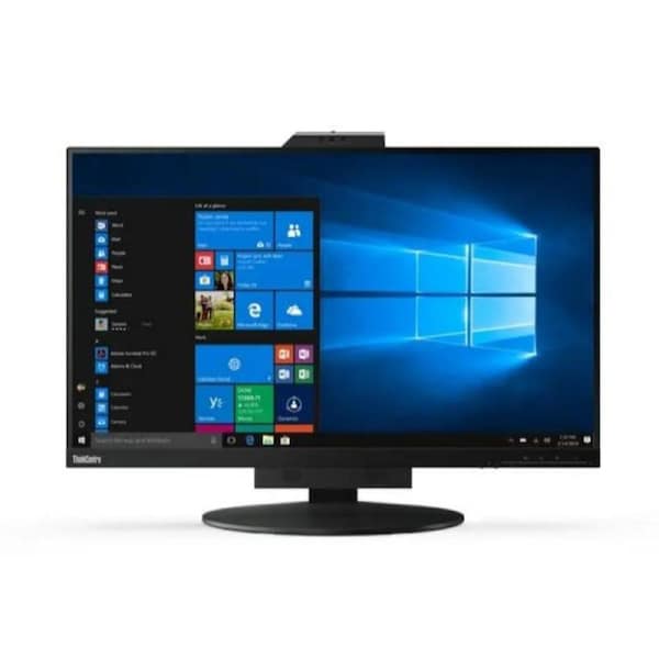 LENOVO ThinkCentre Tiny-in-One 27' 60Hz QHD Monitor 2560x1440 16:9 14ms Height Adjust Tilt Swivel Pivot HDMI DP USB3.1 Webcam Mic VESA Black 3YR 11JHRAR1AU