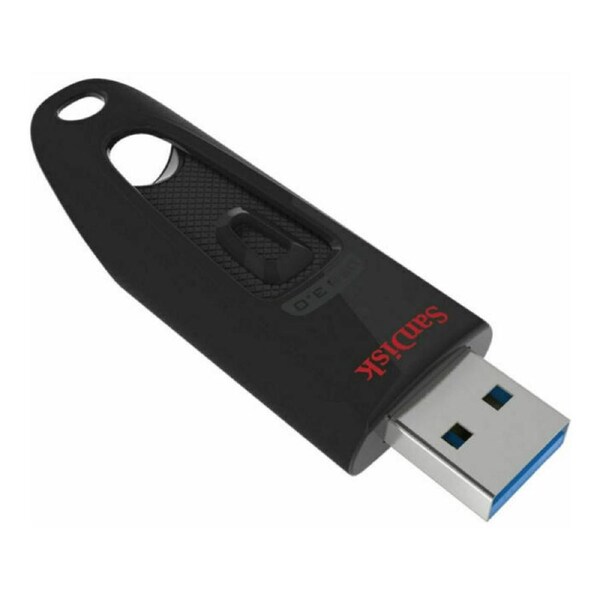 SanDisk Ultra 128GB USB3.0 Flash Drive ~130MB/s Memory Stick Thumb Key Lightweight SecureAccess Password-Protected Retail 5yr SDCZ48-128G-U46