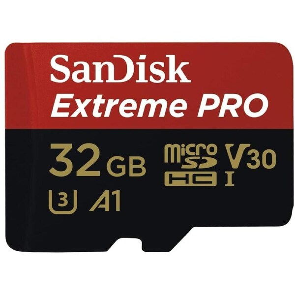SanDisk Extreme Pro 32GB microSD SDHC SQXCG 100MB/s 90MB/s V30 U3 C10 UHS-1 4K UHD Shock temperature water X-ray proof with SD Adaptor >16GB SDSQXCG-032G-GN6MA