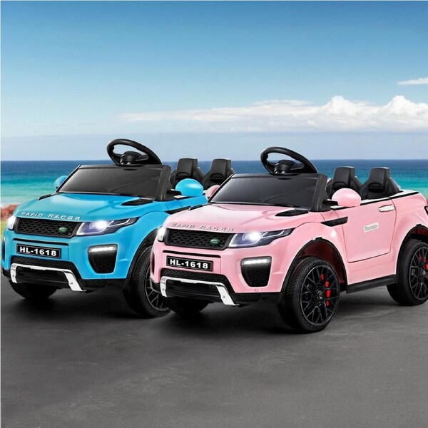 Rigo Kids Ride On Car Electric Cars Remote Control 12V Battery Powered Motor Toy Blue