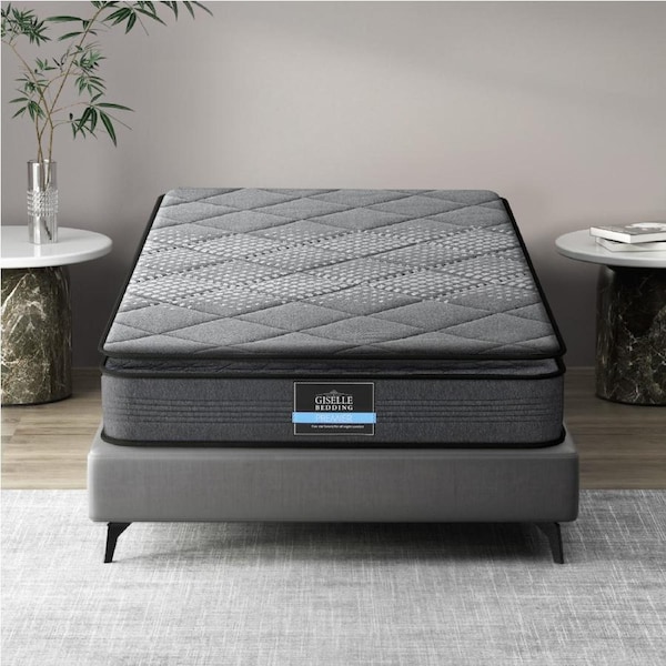 Giselle Mattress Pillow Top Medium Firm Grey King Single