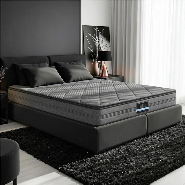 Giselle Mattress Pillow Top Medium Firm Grey Double