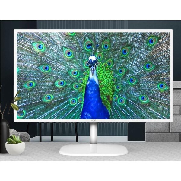 AOC 31.5' IPS Panel 4ms 2K QHD 2560x1440, HDMI, DP, 75Hz, 3-sided Narrow Frame, VESA 100, HDMI: 1.4, DisplayPort: 1.4, White colour, Business monitor Q32V3S/WS