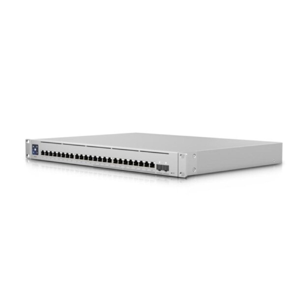 Ubiquiti UniFi Switch Enterprise 24-port PoE+ 12x2.5GbE 12x1GbE Ports, For Wi-Fi 6 AP, 2x 10g SFP+ Ports, Managed Layer 3 Switch (400W) USW-Enterprise-24-PoE