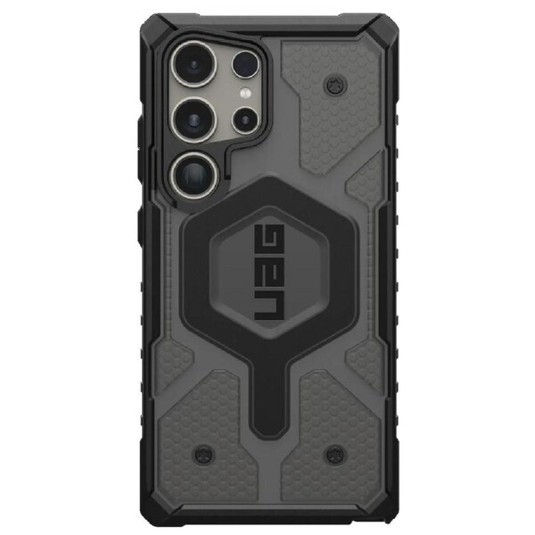 UAG Pathfinder Clear Pro Magnetic Samsung Galaxy S24 Ultra 5G (6.8') Rugged Case - Ash (214427113131), 18ft. Drop Protection (5.4M), 10 Years Warranty 214427113131