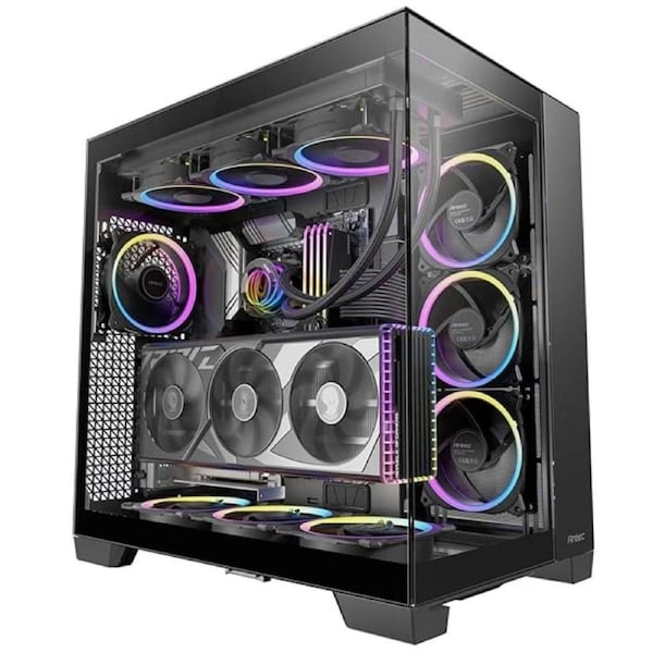 Antec C8 ARGB E-ATX, ATX, Dual Chamber, 2x 16CM ARGB Reverse Fans, 1x 14CM ARGB, USB-C, Large Clearance, 8x PCI for Large GPU, Ultra Case C8-ARGB