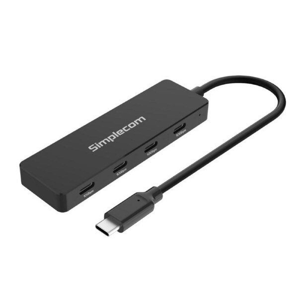 Simplecom CH384 USB-C to 4-Port USB-C Data Hub USB 3.2 Gen 2 10Gbps CH384