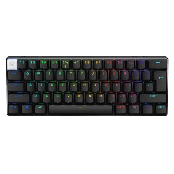 Logitech PRO X 60 LIGHTSPEED Wireless Gaming Keyboard -Black 2.4GHz LIGHTSPEED Bluetooth, or USB wired connection 2-Year Warranty 920-011916