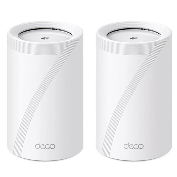 TP-Link Deco BE65(2-pack) BE11000 Whole Home Mesh Wi-Fi 7 System (WIFI7) 574 Mbps at 2.4 GHz + 4320 Mbps at 5 GHz + 5760 Mbps at 6 GHz Deco BE65(2-pack)