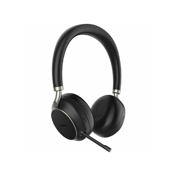 Yealink BH76-Bluetooth Stereo Headset, UC, USB-C, Microsoft Teams UC Certified, ANC, Retractable 5 Microphone, 35 Hours Battery Life, On-ear *EOS* BH76-UC-BL-C