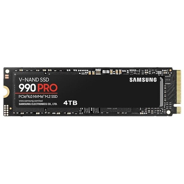Samsung 990 Pro 4TB Gen4 NVMe SSD 7450MB/s 6900MB/s R/W 1600K/1550K IOPS 2400TBW 1.5M Hrs MTBF for PS5 5yrs Wty MZ-V9P4T0BW