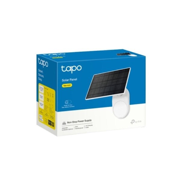 TP-Link Tapo A201 Solar Panel, Compatible with all Tapo Battery Cameras (Tapo C420, Tapo C410, and Tapo C400) Tapo A201