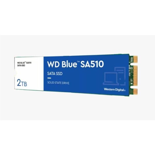 Western Digital WDS200T3B0B WD Blue SA510 SATA SSD 2TB M.2 2280 5-Year Limited Warranty WDS200T3B0B-00C7C0