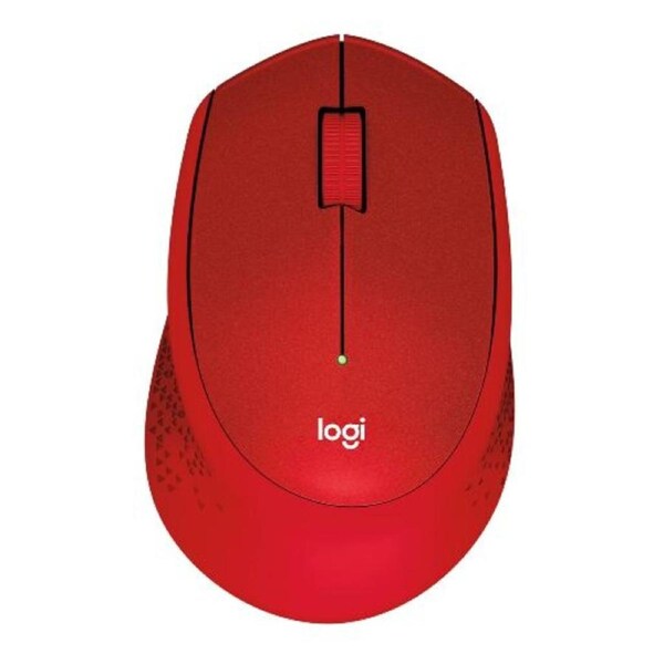 Logitech M331 SILENT PLUS Wireless Mouse RED DPI (Min/Max): 1000 1-Year Limited Hardware Warranty 910-004916