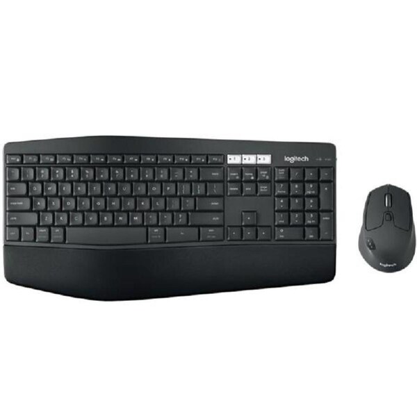 Logitech Wireless Keyboard & Mouse Combo, MK850 Desktop, Black, USB Receiver and Bluetooth (Powered by 2+1 xAAA) - 1 Year Warranty 920-008233
