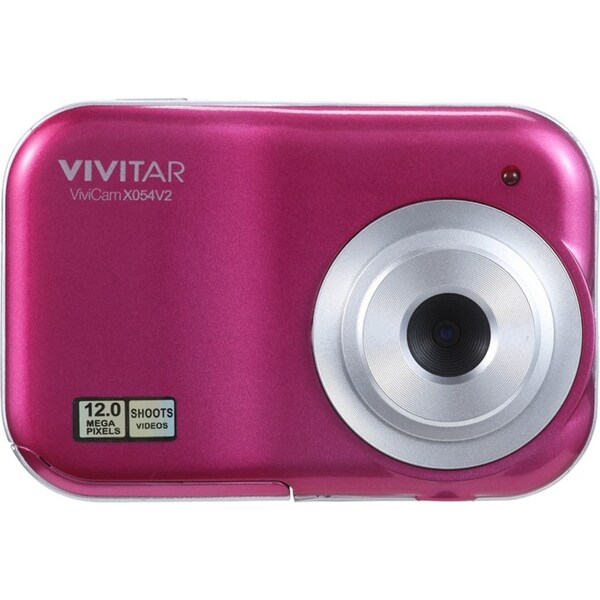 Vivitar 12.1 MP Outdoor Digital Compact Camera Pink Adventure Photography