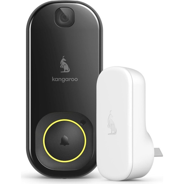Kangaroo Waterproof Smart Doorbell Camera Wi-Fi Connectivity Portable Bell