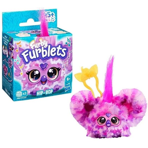 Furby Furblets Mini Electronic Plush Toy Assorted Ages 6+ New Toy 45+ Sounds - Hip-Bop