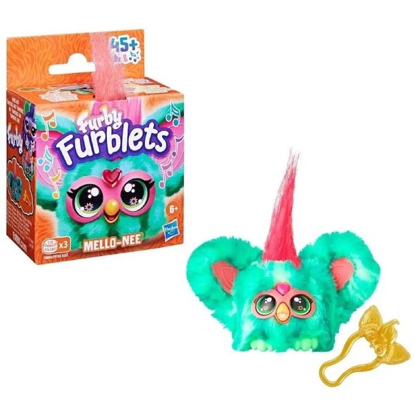 Furby Furblets Mini Electronic Plush Toy Assorted Ages 6+ New Toy 45+ Sounds - Mello-Nee