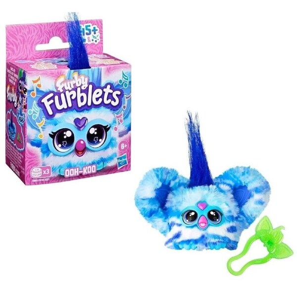 Furby Furblets Mini Electronic Plush Toy Assorted Ages 6+ New Toy 45+ Sounds - Ooh-Koo