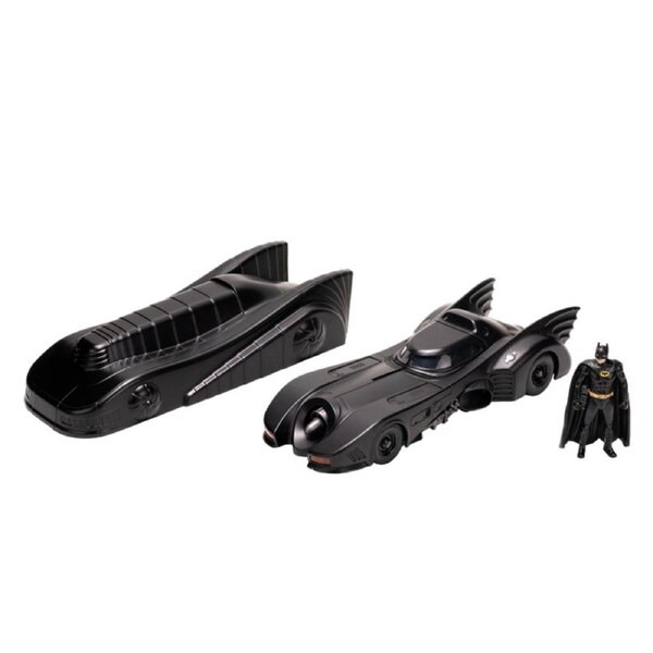 Jada 1:24 Scale ?Batman Batmobile & Armour With Batman 1989 Diecast Model Car