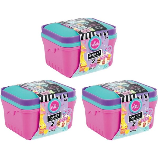 3x Canal Toys Slime Mini Market Basket Kids/Children Activity Toy Assorted 6y+