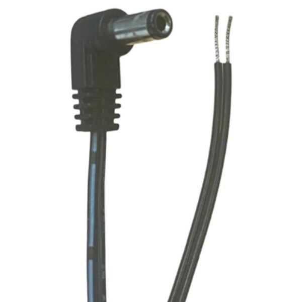 2.5mm Right Angle DC Plug with Lead