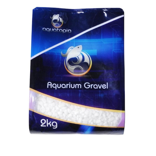 Aquatopia Coloured Gravel White 2kg (AQ82089)