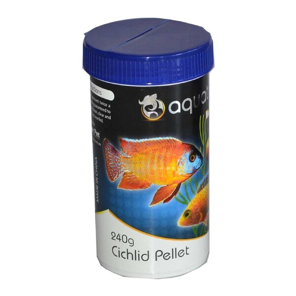 Aquatopia Cichlid Pellets Fish Food 240g (AQ71452)