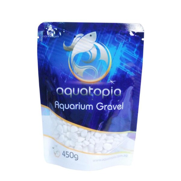 Aquatopia Coloured Gravel White 450g (AQ82010)