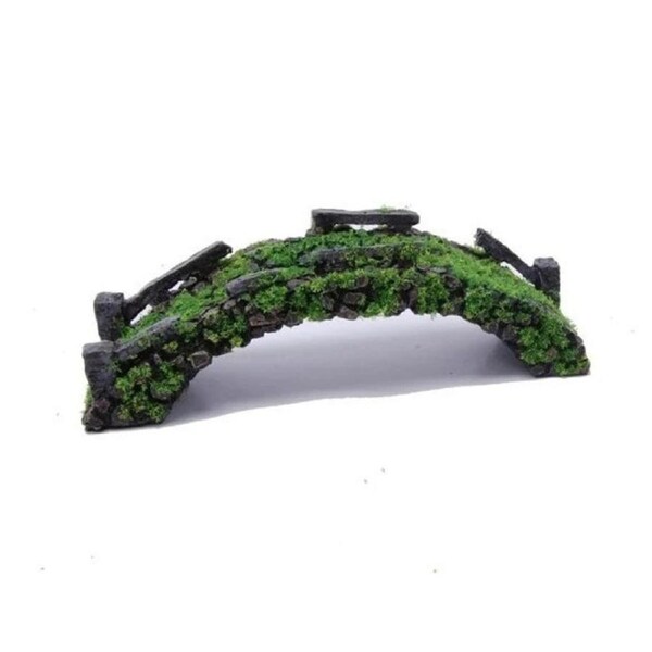 Aquatopia Bridge With Moss Ornament (AQT62350)