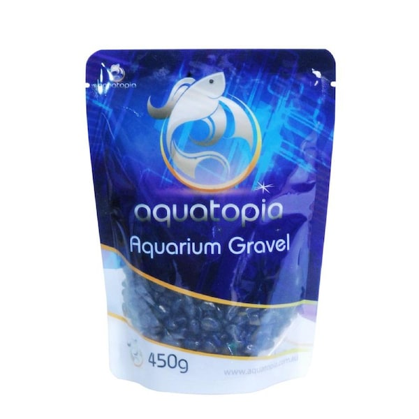 Aquatopia Coloured Gravel Black 450g (AQ82003)