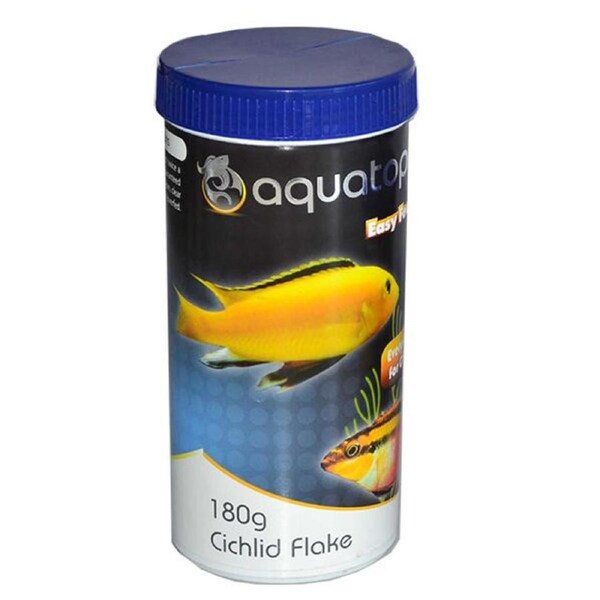 Aquatopia Cichlid Flake Fish Food 180g (AQ71223)