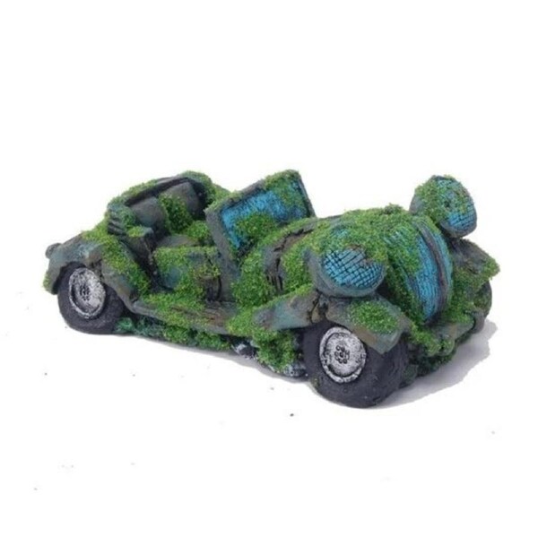 Aquatopia Car With Moss Air Operated Ornament (AQT62702)
