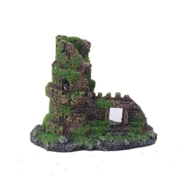 Aquatopia Castle With Moss Ornament (AQT62850)