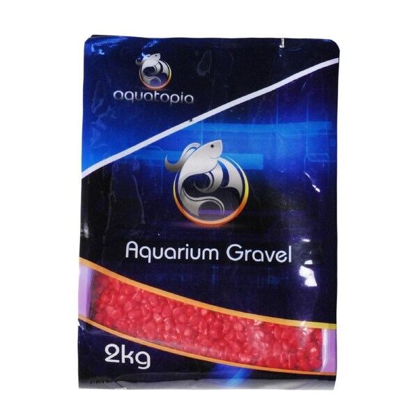 Aquatopia Coloured Gravel Red 2kg (AQ82133)