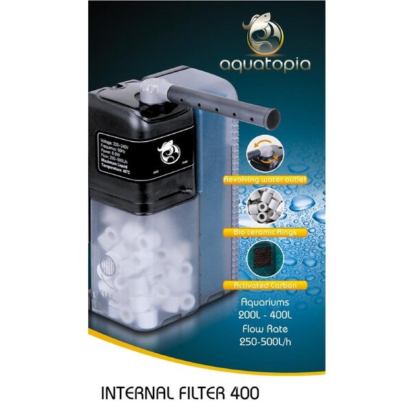 Aquatopia Internal Filter 400 250-500L/H (AQ50301)