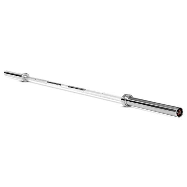 Costway 2.2M Olympic Weight Bar Steel Weighted Workout Bar Home Gym Silver