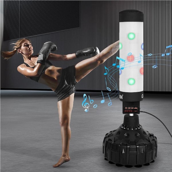 Centra Punching Boxing Bag Stand Electronic Counter Music LED Kick Gym Training
