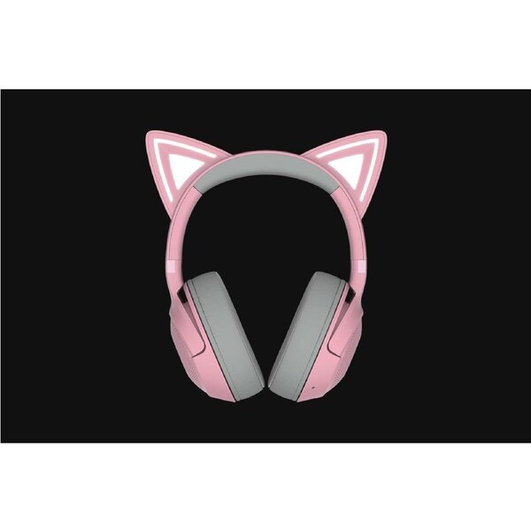 Razer Kraken Kitty V2 BT-Quartz Edition-Wireless Bluetooth RGB Headset with Kitty Ears-FRML Packaging