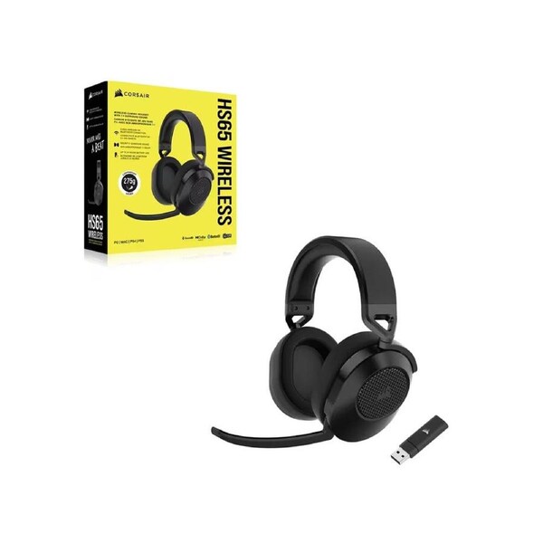 CORSAIR HS65 WIRELESS, Carbon Gaming Headset