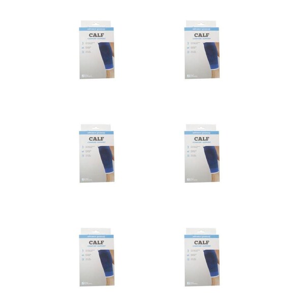 6x 2pc Advance Protect Calf Support Compression Sleeves for Muscle Recovery Fit