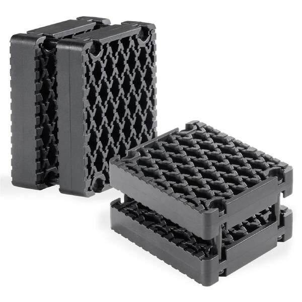 CyclingDeal 1.5" Bicycle Pedal Blocks for Child Kids Bikes - 1 Pair in Large Size 95x85mm - Bring the Pedals Closer to Rider Secure Comfortable Riding