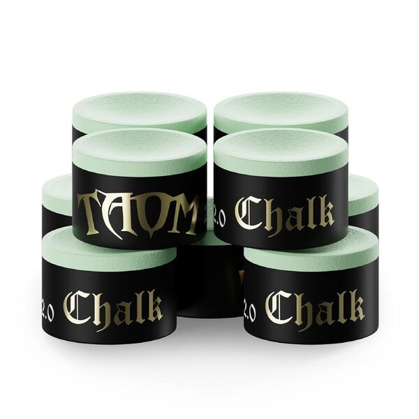 TAOM Pool Snooker Billiard Cue Chalk 2.0 9 x Blocks Handmade in Finland