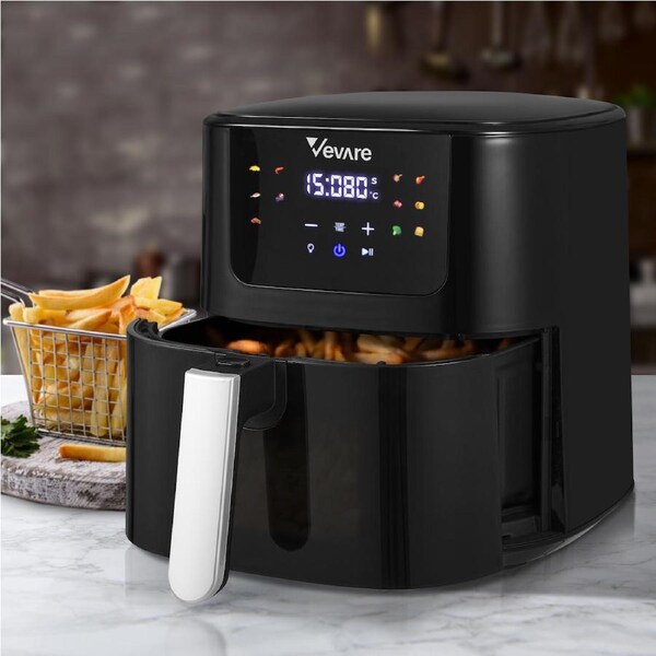Vevare Air Fryer 5L Fryers Oven LCD Touch Oil Free Cooker 1500W Kitchen