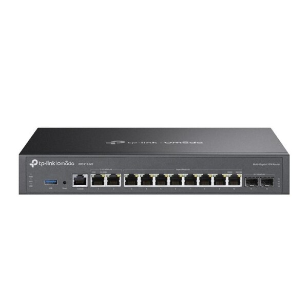 TP-Link ER7412-M2 Omada Multi-Gigabit VPN Router, Quad-core CPU, 2.5G RJ45