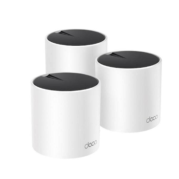[Deco X55(3-pack)] AX3000 Whole Home Mesh WiFi 6 Router, AI-Driven Mesh