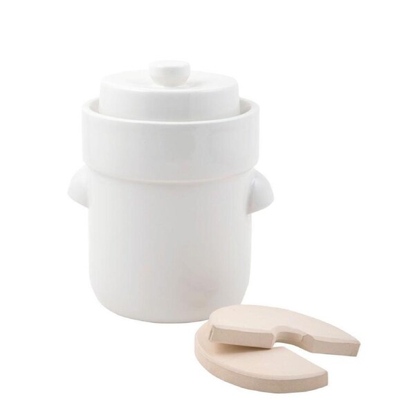 Davis & Waddell DES0417 Fermentation Crock Pot 3 Liters- White